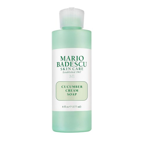 Mario Badescu Cucumber Cream Soap - Gentle, Creamy Facial Cleanser Infused with Vitamins and Minerals - Removes Light Makeup, Oil and Impurities - Face Wash Ideal for Combination or Dry Skin