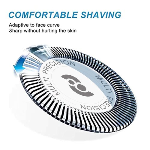 Philips Norelco HQ8 Replacement Razor Heads - Compatible Aquatec Shaver Blades | 3-Pack