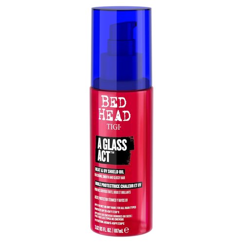 Bed Head by TIGI Multi-Tasking Heat Protectant Oil - UV & Color Defense, Anti-Frizz Shine, 3.62 fl oz