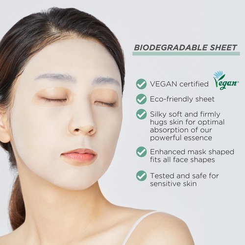 Mediheal Madecassoside Essential Sheet Mask - 10 Hydrating Masks for Sensitive Skin | Calming & Soothing