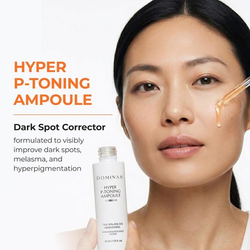 **DOMINAS 10% TXA Hyper P-Toning Serum - Brightening & Discoloration Correcting with 5% AHA & Niacinamide | 1.01 fl oz**