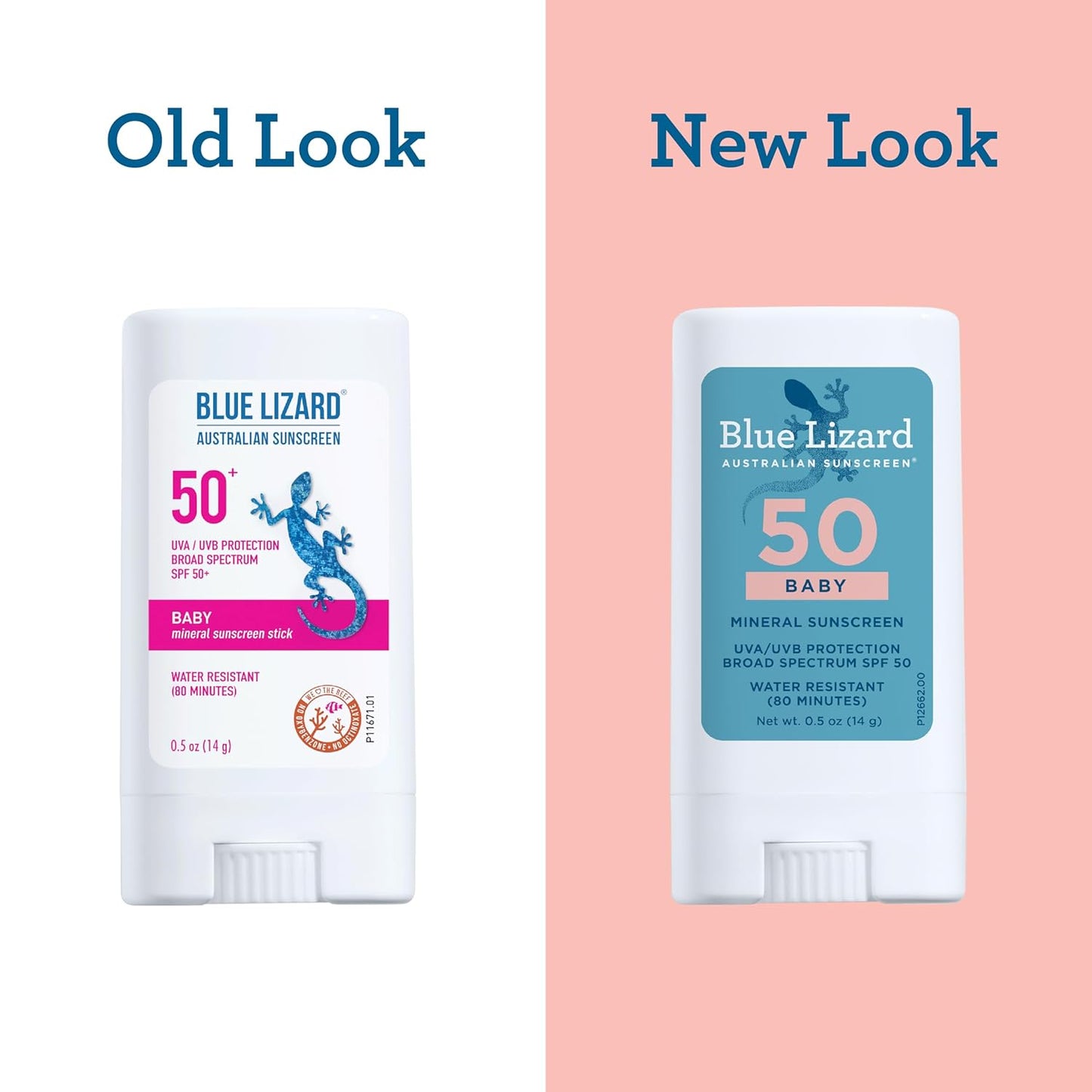 Blue Lizard BABY Mineral Sunscreen Stick - SPF 50+ Zinc Oxide, Water Resistant, Fragrance-Free | 0.5 oz