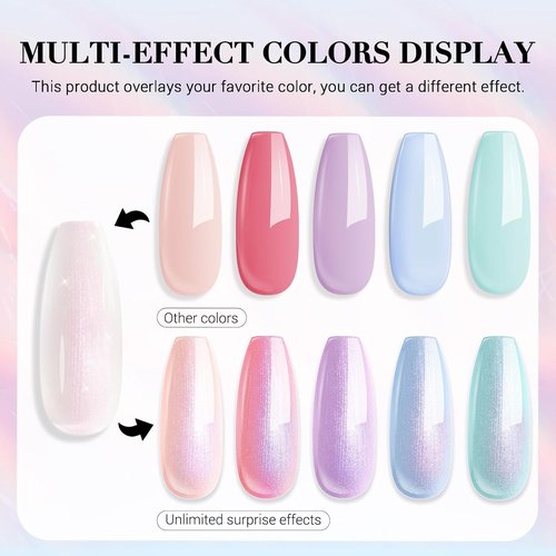 AZUREBEAUTY Chrome Quick Dry Nail Polish - Shine Pearl Natural Lustrous Enamel for DIY Manicure & Pedicure