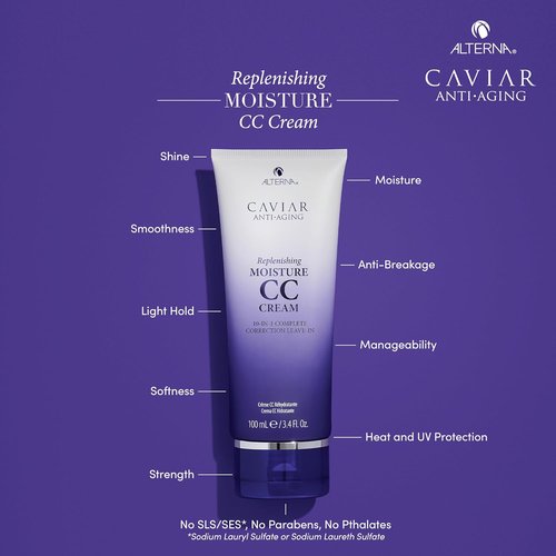 CAVIAR Anti-Aging CC Cream - 10-in-1 Moisture Treatment for Nourishing & Hydrating Hair