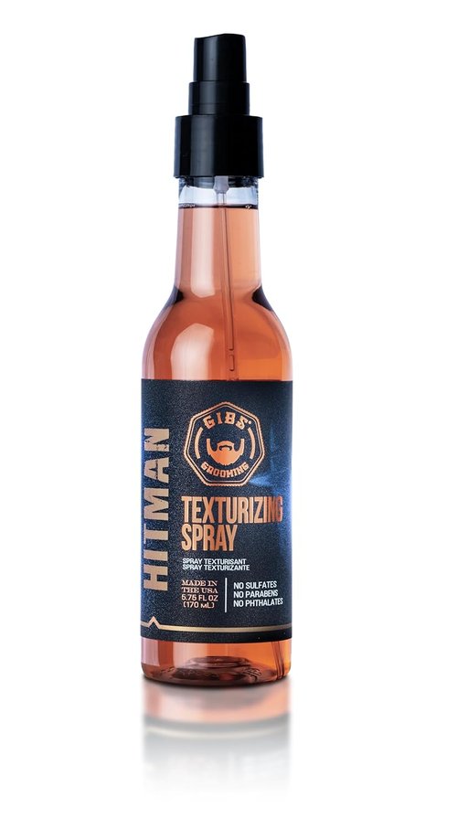 GIBS Grooming Hitman Texturizing Spray - 5 Fl Oz | Achieve Effortless Style & Volume