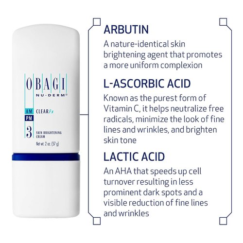 Obagi Nu-Derm Clear Fx Face Cream & Blend Fx - Skin Brightening Cream for Hyperpigmentation, All Skin Types