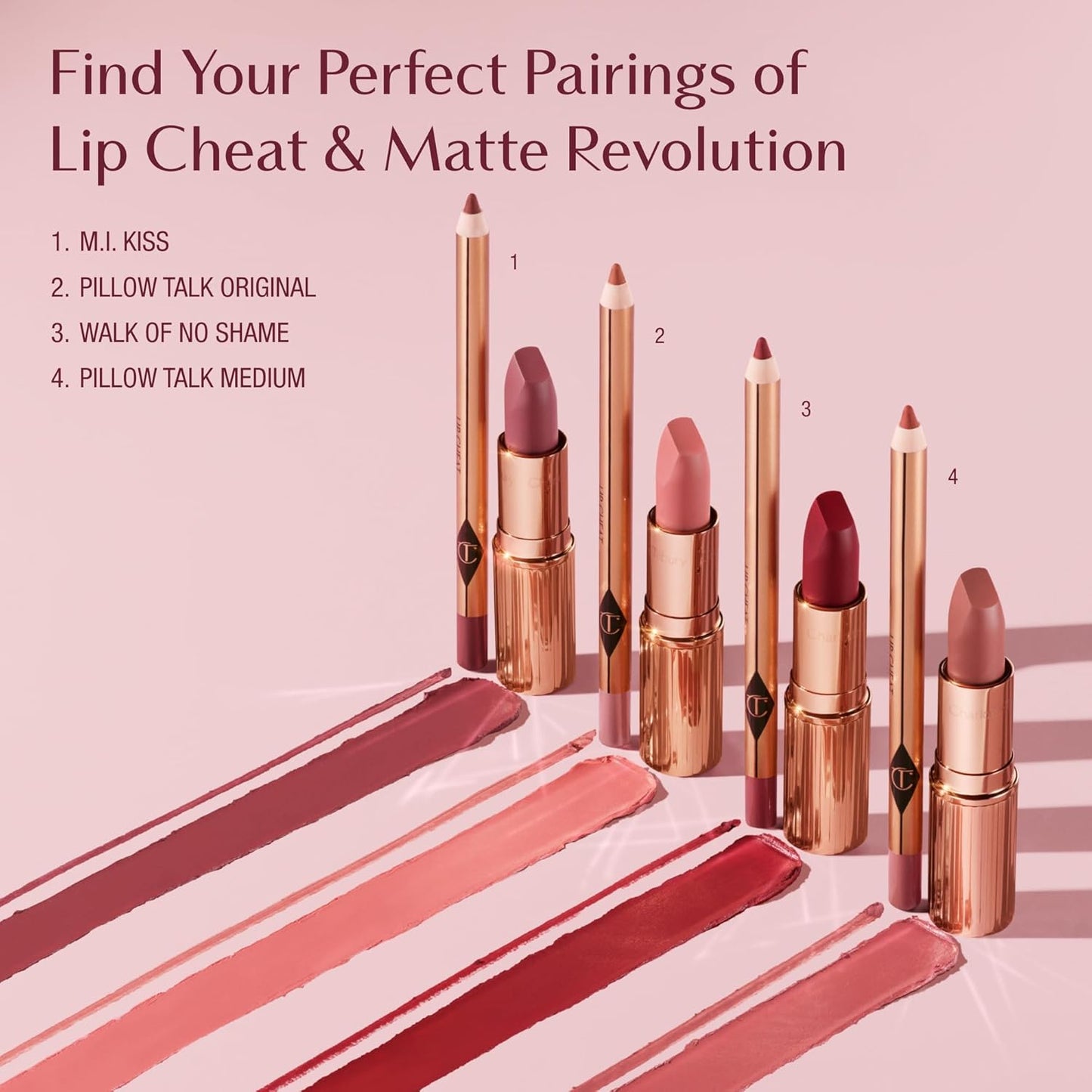 Charlotte Tilbury Holiday Kit - Pillow Talk Lipstick, Liner & Gloss Duo | Pink Shades for a Gorgeous Pout