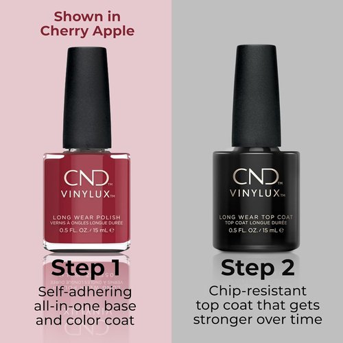 CND Vinylux Red Nail Polish - Longwear Gel-Like Shine & Chip Resistant, 0.5 Fl Oz