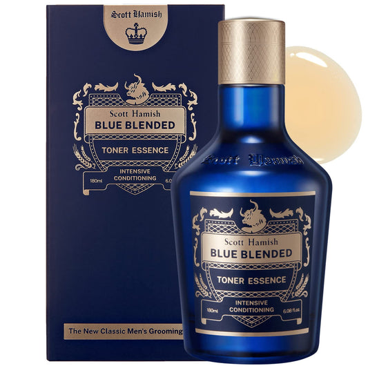 Scott Hamish Blue Blended Toner Essence - Hydrating Facial Toner with Hyaluronic Acid & Amino Acids | 6.09 fl. oz.
