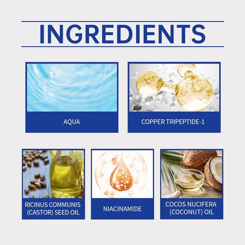 Regine Switzerland Copper Peptide Hair Regrowth Serum - GHK-Cu & AHK-Cu for Healthy Scalp, 30ml