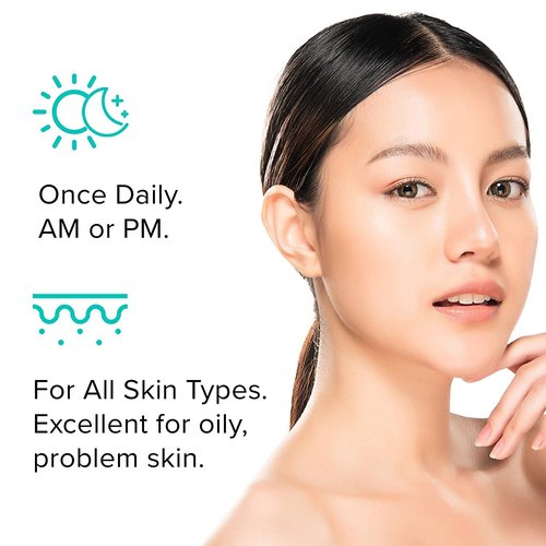 ClarityRx Detoxifying Charcoal Exfoliating Face Wash - Natural Micro Scrub for Oily Skin | Paraben & Cruelty Free
