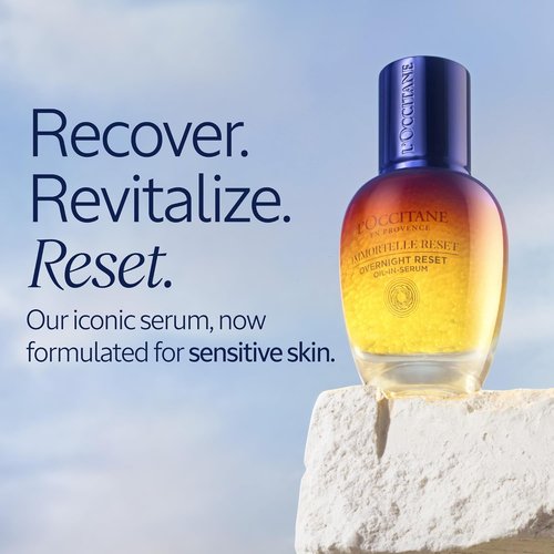 L'Occitane Immortelle Overnight Reset Oil-in-Serum - Revitalize Skin Overnight | 1.00 fl. oz
