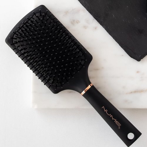 NuMe Paddle Brush - Detangling & Straightening Hairbrush for Smooth Finish | Wet & Dry Use