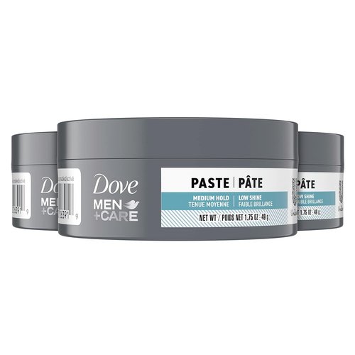 DOVE MEN + CARE Sculpting Hair Paste - Medium Hold for Textured Look | 1.75 oz (3 Count)