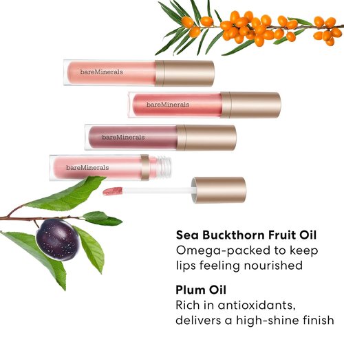bareMinerals Mineralist Lip Gloss-Balm - Hydrating Sheer Glossy Lip Balm, No Stickiness, Vegan
