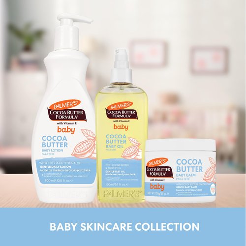 Palmer's Cocoa Butter Formula Gentle Baby Oil, 5.1 fl oz, Nourishing for Delicate Skin, Vitamin E Baby Essentials