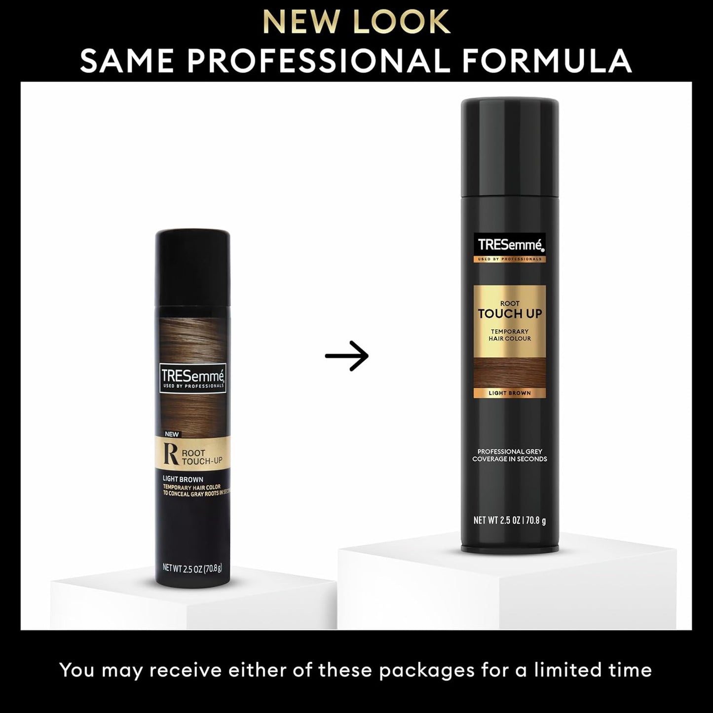TRESemmé Root Touch-Up Spray - Ammonia-Free Light Brown Temporary Hair Color | 2.5 oz