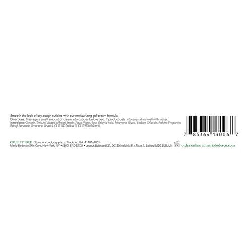 Mario Badescu Cuticle Cream - Hydrating Glycerin & Salicylic Acid Formula - Soothing Care, 0.5 Oz