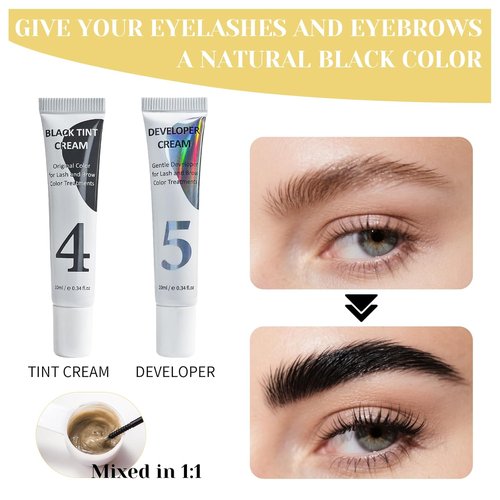 Libeauty Lash Lift & Color Kit | DIY Eyelash Perm & Brow Lamination for Voluminous Lashes