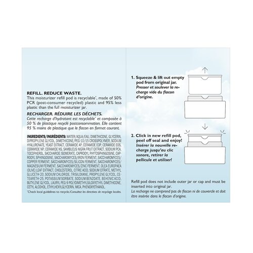 Peter Thomas Roth | Water Drench® Hyaluronic Cloud Cream Refill Pod - Hydrating Moisturizer for All Skin Types, Fragrance-Free