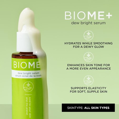 IMAGE Skincare BIOME+ Dew Bright Serum - Microbiome-Friendly Facial Serum for Enhanced Luminosity