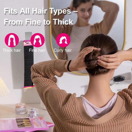 120pc Hair Ties No Damage Snag Free for Thick Hair, Seamless No Pull Elastic Ponytail Holders for Women Girls（Black）