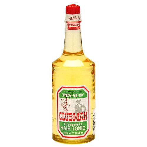 Clubman Pinaud Hair Tonic - Classic Greaseless Grooming Tonic for Men, Stimulates Scalp & Revitalizes Hair, 12.5 fl oz