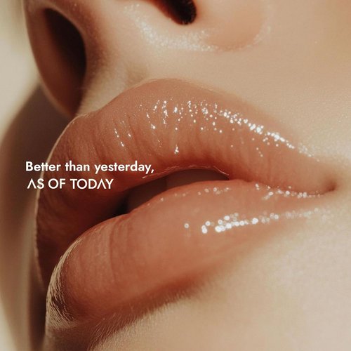 R Peptide Lip Balm - Hyaluronic Acid & Peptide Glossy Treatment | Salted Caramel Hydration | 0.35 oz