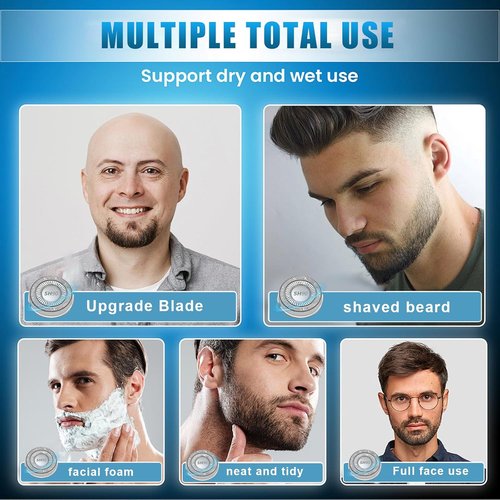 Philips Norelco SH90 Replacement Heads - Upgrade Double Blades for Series 9000 & 8000 Shavers