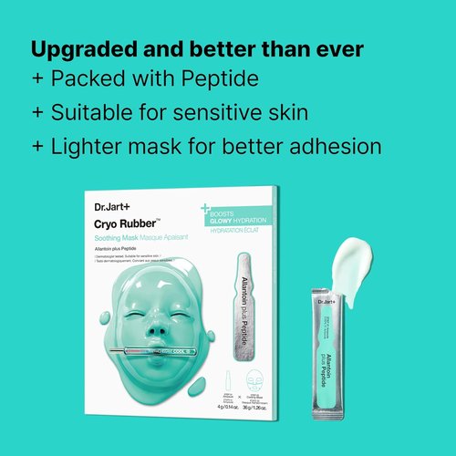 Dr.Jart+ Cryo Rubber Face Mask - Cooling Serum Ampoule for Glowing Skin | Travel Size