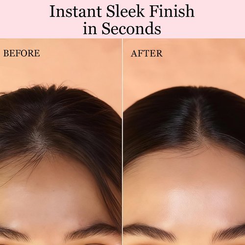 Mwenky Styling Cream for Hair, 3-in-1 Hair Styling Cream & Flyaway Stick Controls Frizz, Smooths Edges & Tames Flyaways, Lightweight Non-Greasy, Long-Lasting Hold, Non-Flaking Travel Size