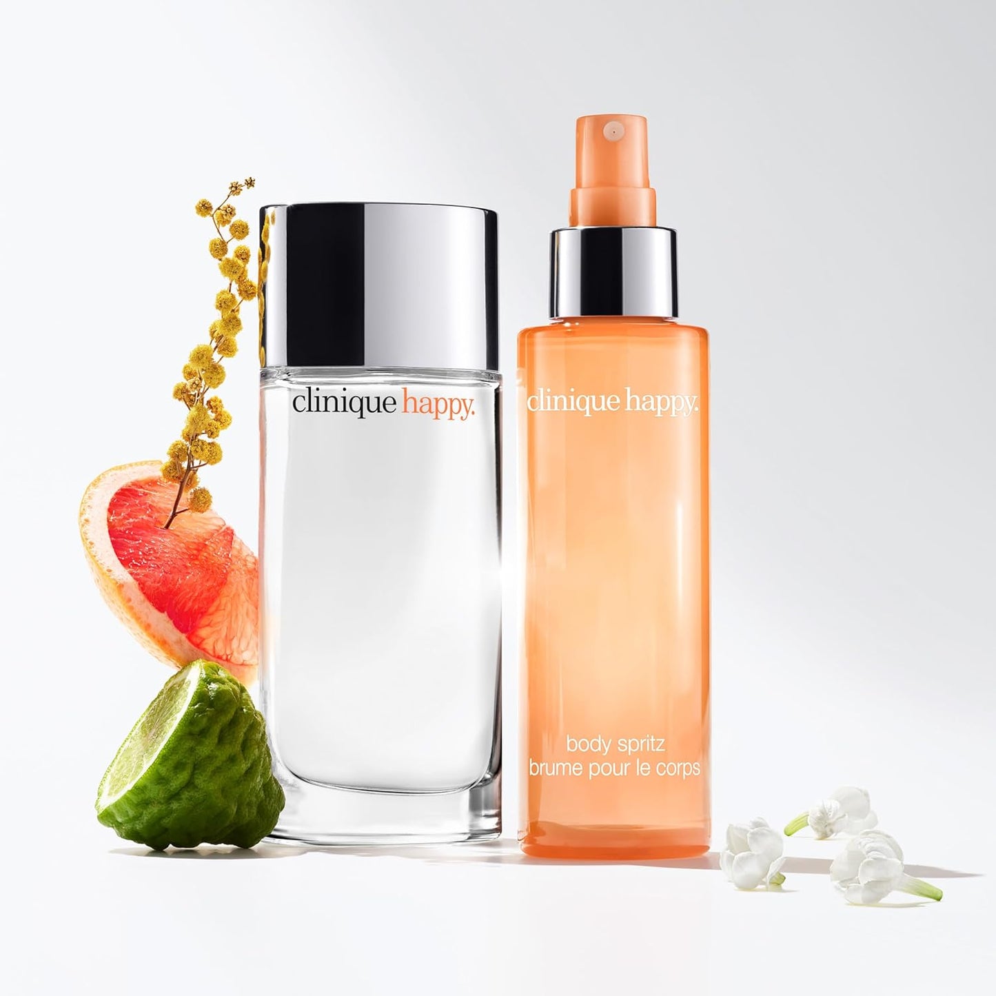 Clinique Happy Body Spritz - Women's Fragrance with Grapefruit & Hawaiian Wedding Flower | 4.2 Fl Oz