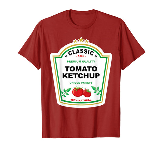 Ketchup Costume Matching Couple Group Halloween 2023 Ketchup T-Shirt