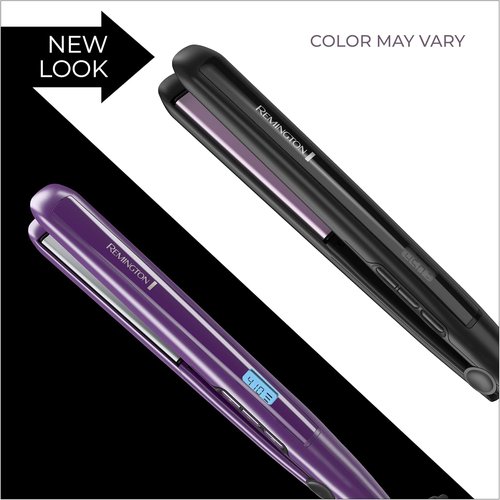 Remington 1" Flat Iron - Hair Straightener with Anti-Static Tech & Rapid 30-Second Heat-Up | 30% Longer Plates