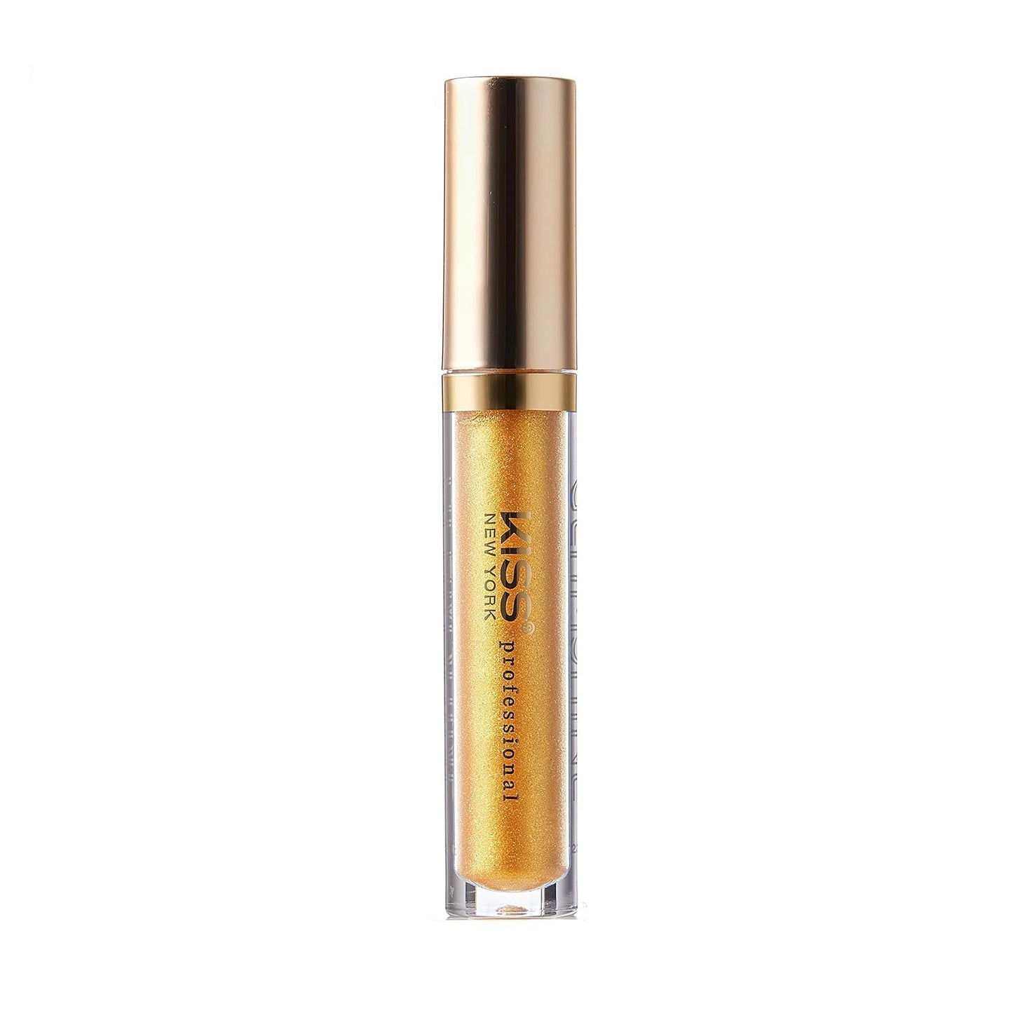 Kiss NEW YORK Glam Shine Vita Lip Gloss - Hydrating Formula for Luscious Lips | Gold Spot, 1 Pack