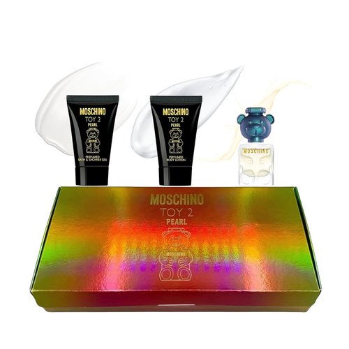 Moschino Toy 2 Pearl Perfume Gift Set - Mini Splash Trio (0.17 Fl Oz) for Women