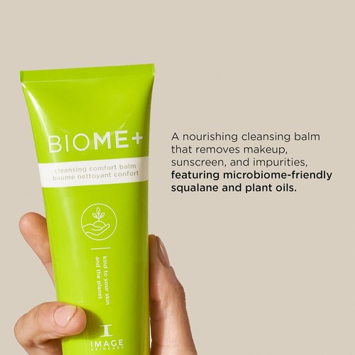 IMAGE Skincare BIOME+ Cleansing Comfort Balm - Microbiome-Friendly Gentle Cleanser for Reduced Moisture Loss