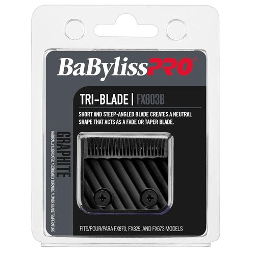 BaBylissPRO Tri-Blades Replacement Clipper Blades - Compatible with FX870, FX825, FX673 & More
