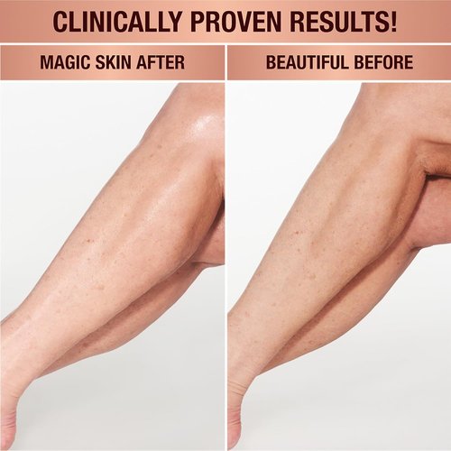 Charlotte Tilbury Magic Body Cream - Skin Tightening Hydration with Caffeine & Hyaluronic Acid - Nourishes & Smooths Skin