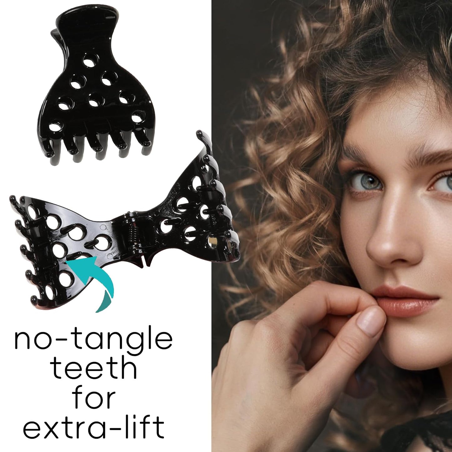 Skiennix Hair Volume Clips - Root Clips for Curly Hair & Thick Hair | Boost Bounce & Volume