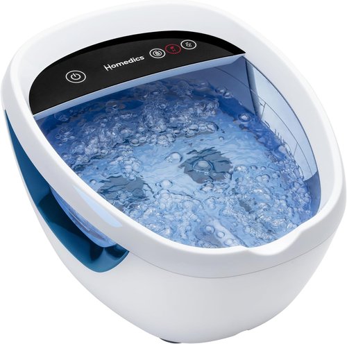 Homedics Shiatsu Bliss Footbath - Deep Kneading Foot Spa Massager with Heat Boost & Vibrating Bubbles