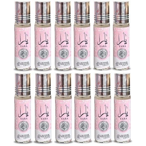 Lattafa Yara Roll-On Perfume Oil - Variations (0.34 Fl Oz (Pack Of 12))