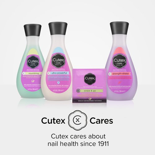 Cutex Gel Nail Polish Remover, Ultra-Powerful & Removes Glitter and Dark Colored Paints, Paraben Free, 10.1 Fl Oz