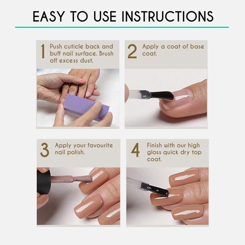 Karlash Quick Dry Fast Drying Super Shiny Nail Polish Top Coat 0.5 oz 15ml Made in USA (2 PIECES)