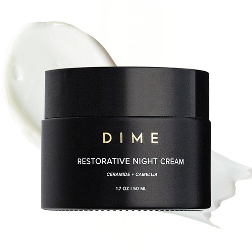DIME Beauty Restorative Night Cream - Anti-Aging Moisturizer with Ceramides & Peptides | 1.7 oz / 50 ml