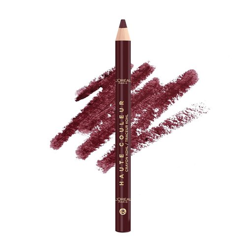 L'Oreal Paris Kohl Eyeliner Pencil - Intense Gel-Like Color, 12HR Wear | 150 Burgundy Cashmere