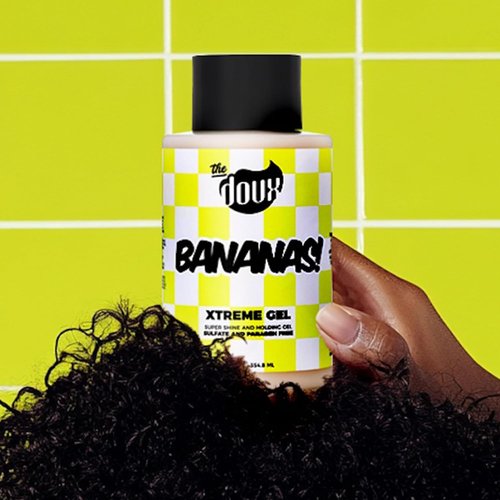 Bananas Xtreme Hold Hair Gel - Strong Hold Gel for Curly Hair with Frizz Control & Shine | 12oz