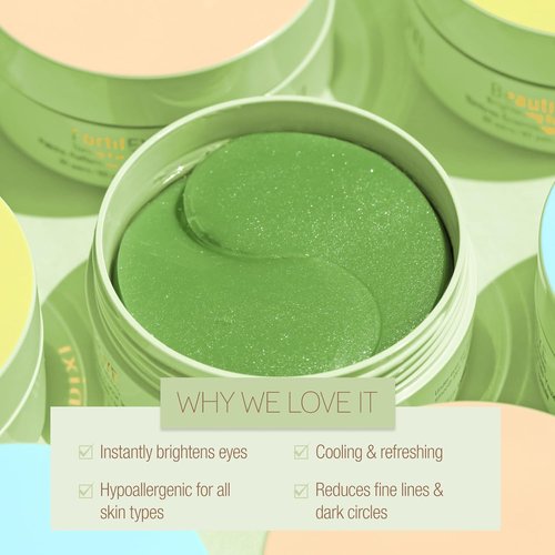 Pixi BeautifEYE Hydrogel Under-Eye Patches - Refreshing Eye Treatment for Dark Circles | 30 Pairs (60 Patches)