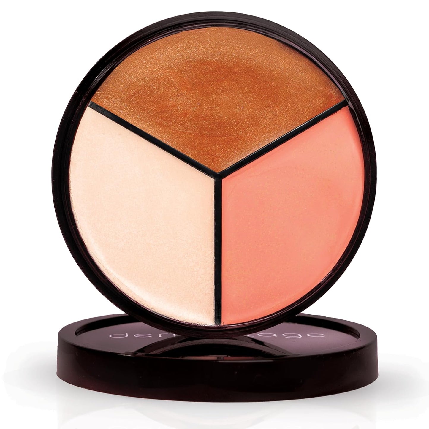 Dermaflage Cheek Palette - Bronzer, Highlighter & Blush for Dewy, Lit-From-Within Skin | 10g/.35oz