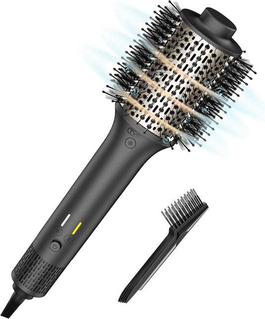 TYMO High-Speed Hair Dryer Brush - One-Step Volumizer for Fast Drying & Styling | 200M Negative Ion Technology